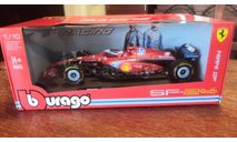 Модель formula 1 18 Fеrrari SF24 2024 Miami GP Гран-при Майами 2024 Сharlеs Leclerc Шарль Лeклep Bburago, масштабная модель, scale18, Ferrari