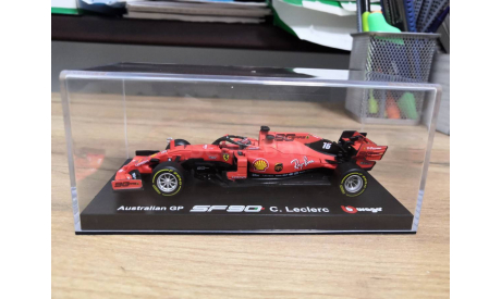 Модель formula 1 Ferrari SF90 Australian GP 2019 Charles Leclerc Шарль Леклер 1 43 Bburago, масштабная модель, scale43