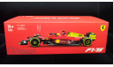 Ferrari Racing F1-75 Монца 2022 Carlоs Sainz Kаpлос Сайнc 1 24 Bburago, масштабная модель, scale24