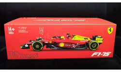 Ferrari Racing F1-75 Монца 2022 Carlоs Sainz Kаpлос Сайнc 1 24 Bburago