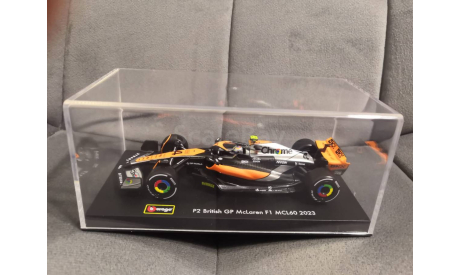 Модель formula 1 McLaren MCL60 2023 British GP Lando Norris Ландо Норрис 1 43 Bburago, масштабная модель, scale43