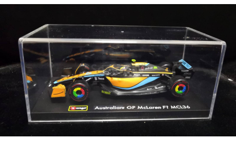 Модель McLaren MCL36 2022 formula Australian GP (Гра-при Австралии) 2022 Lando Norris Ландо Норрис 1 43 Bburago, масштабная модель, 1:43, 1/43