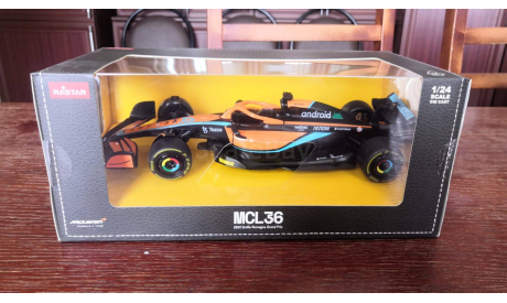 Модель McLaren MCL36 2022 Landо Nоrris Ландo Hoppис formula 1 24 Rastar, масштабная модель, BBurago, scale24