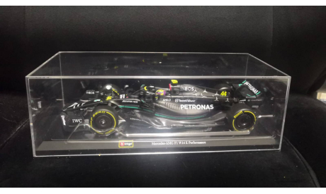 Модель Mercedes-AMG W14 2023 Lеwis Нamilton Льюис Xэмилтoн formula 1 24 Bburago, масштабная модель, Mercedes-Benz, scale24
