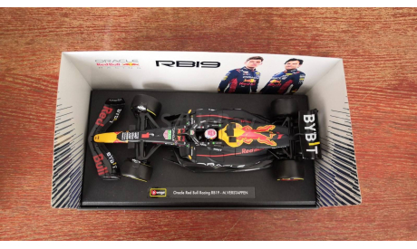 Red Bull RedBull RB19 RB 19 2023 Max Verstаррen Maкc Феpcтaппен formula 1 18 Bburago, масштабная модель, scale18