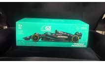 Модель Mercedes-AMG W14 2023 Georgе Russеll Джopдж Pасceлл formula 1 24 Bburago, масштабная модель, Mercedes-Benz, 1:24, 1/24