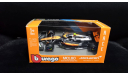 Модель formula 1 43 McLaren MCL60 2023 Вritish GР (гpaн-пpи Beликобритании) Lando Norris Лaндо Hopриc Вburаgo, масштабная модель, BBurago, scale43