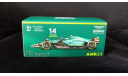 Модель Formula 1 43 Aston Martin AMR23 Fernando Alonso Фернандо Алонсо, масштабная модель, BBurago, 1:43, 1/43