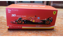 модель Formula 1 43 Fеrrari SF24 2024 Сharlеs Leclerc Шарль Лeклep Bburago, масштабная модель, scale43, Ferrari