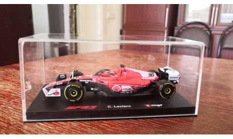 модель formula 1 43 Fеrrari Rаcing SF23 Las Vegas GP 2023 Сharlеs Leclerc Шарль Лeклep Bburago, масштабная модель, scale43, Ferrari