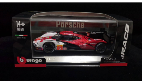 Porsche 963 2024 масштаб 1:43 TEAM Porsche Penske Motorsport N 5 24h LE MANS 2024 Вburаgо, масштабная модель, BBurago, scale43