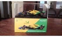 Модель formula 1 McLaren MCL38 2024 Monaco GP Lando Norris Ландо Норрис 1 43 Bburago, масштабная модель, 1:43, 1/43