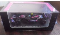 Модель formula 1 64 Alpine A524 Bahrain GP Гран-при Бахрейна 2024 Esteban Ocon Эстебан Окон Spark, масштабная модель, 1:64, 1/64