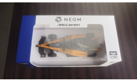 Формула Е 1 43 neom McLaren 2024 Sam Bird Сэм Бёрд TSC, масштабная модель, scale43
