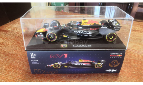 Модель formula 1 24 Red Bull RB20 2024 Max Verstappen Макс Ферстаппен Bburago, масштабная модель, scale24