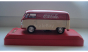 VOLKSWAGEN COMBI 1966 COCA COLA SOLIDO ТОЛЬКО МОСКВА, масштабная модель, scale43