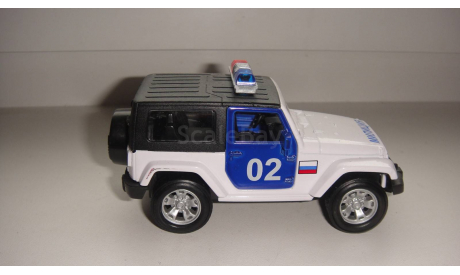 JEEP WRANGLER МИЛИЦИЯ  АВТОТАЙМ  ТОЛЬКО МОСКВА, масштабная модель, scale43