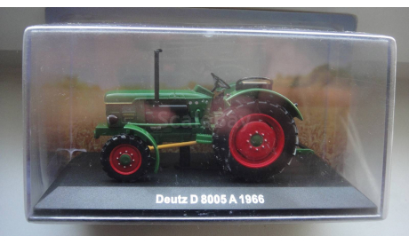 ТРАКТОР DEUTZ D8005A ТОЛЬКО МОСКВА, журнальная серия Тракторы. История, люди, машины (Hachette), scale43