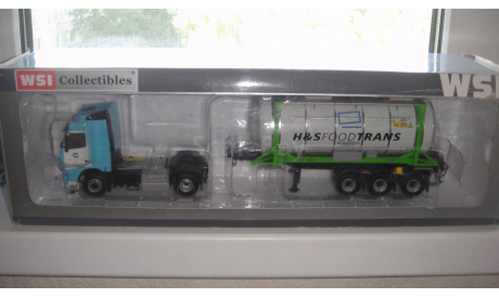 VOLVO FH GLOBE 4x2 W/TANKCONTAINER 20 FT WSI 1/50  ТОЛЬКО МОСКВА САМОВЫВОЗ, масштабная модель, scale0