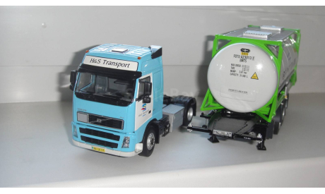 VOLVO FH GLOBE 4x2 W/TANKCONTAINER 20 FT WSI 1/50  ТОЛЬКО МОСКВА САМОВЫВОЗ, масштабная модель, scale0