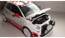 FIAT 500 ABARTH 1/24 MOTOR MAX  ТОЛЬКО МОСКВА САМОВЫВОЗ, масштабная модель, scale24