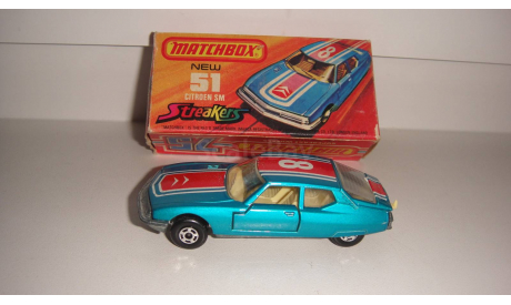 CITROEN SM MATCHBOX №51 ТОЛЬКО МОСКВА САМОВЫВОЗ, масштабная модель, Citroën, scale0