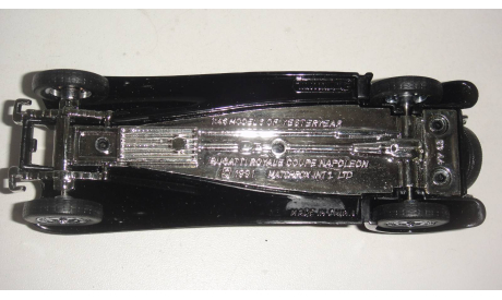 BUGATTI ROYALE COUPE NAPOLEON MATCHBOX  ТОЛЬКО МОСКВА САМОВЫВОЗ, масштабная модель, scale0