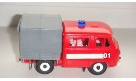 УАЗ 3962 ПОЖАРНЫЙ ПЛАСТИК  ТОЛЬКО МОСКВА САМОВЫВОЗ, масштабная модель, scale43