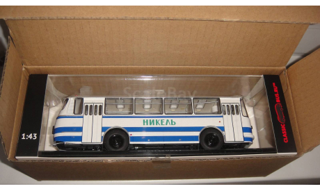 ЛАЗ-695Н НИКЕЛЬ CLASSICBUS  ТОЛЬКО МОСКВА САМОВЫВОЗ, масштабная модель, scale0