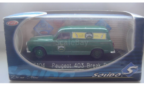 PEUGEOT 403 BREAK PERRIER SOLIDO  ТОЛЬКО МОСКВА, масштабная модель, 1:43, 1/43