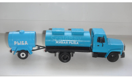 АВТО 3307 ЖИВАЯ РЫБА КОМПАНЬОН  ТОЛЬКО МОСКВА САМОВЫВОЗ, масштабная модель, scale43, ГАЗ