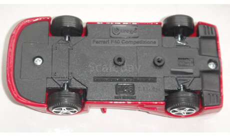 FERRARI F40 COMPETIZIONE BURAGO  ТОЛЬКО МОСКВА САМОВЫВОЗ, масштабная модель, scale43