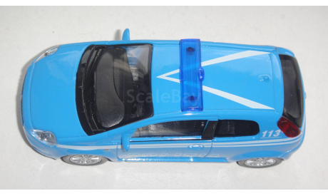 FIAT GRANDE PUNTO POLIZIA WELLY  ТОЛЬКО МОСКВА САМОВЫВОЗ, масштабная модель, scale43
