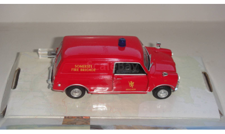 MINI PANEL VAN ПОЖАРНАЯ  ТОЛЬКО МОСКВА САМОВЫВОЗ, масштабная модель, Mini Cooper, scale43