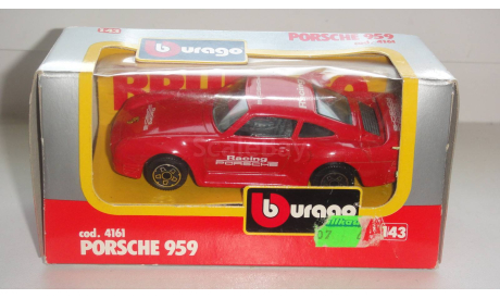 PORSCHE 959 BURAGO  ТОЛЬКО МОСКВА САМОВЫВОЗ, масштабная модель, scale43