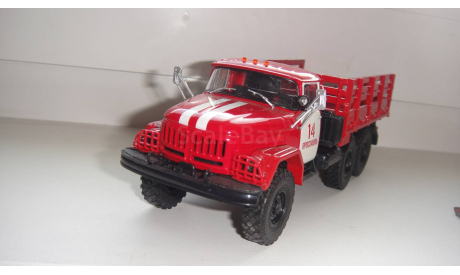 ЗИЛ 131 ПОЖАРНЫЙ  АВТОИСТОРИЯ  ТОЛЬКО МОСКВА САМОВЫВОЗ, масштабная модель, scale43