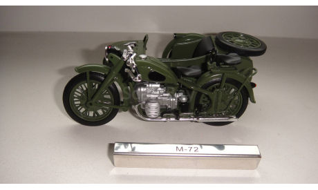 МОТОЛЕГЕНДЫ № 1 М-72  ТОЛЬКО МОСКВА, масштабная модель мотоцикла, scale0