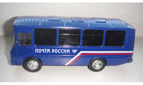 ПАЗ 32053 ПОЧТА РОССИИ  ТОЛЬКО МОСКВА САМОВЫВОЗ, масштабная модель, scale43