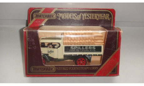 FODEN STEAM LORRY WAGON 1922 MATCHBOX ТОЛЬКО МОСКВА САМОВЫВОЗ, масштабная модель, scale43