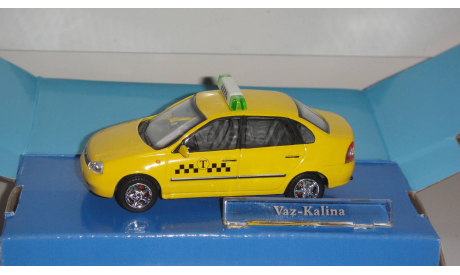 ЛАДА КАЛИНА ТАКСИ  ТОЛЬКО МОСКВА САМОВЫВОЗ, масштабная модель, ВАЗ, scale43
