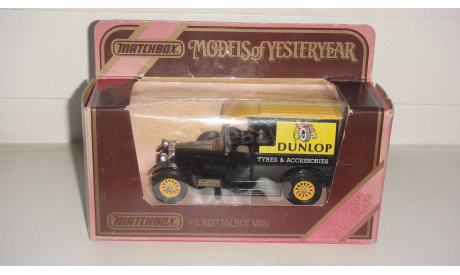 TALBOT VAN 1927 DUNLOP MATCHBOX  ТОЛЬКО МОСКВА САМОВЫВОЗ, масштабная модель, scale43