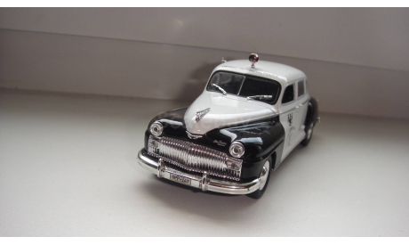 ПОЛИЦЕЙСКИЕ МАШИНЫ МИРА № 16 CHRYSLER DE SOTO  ТОЛЬКО МОСКВА САМОВЫВОЗ, журнальная серия Полицейские машины мира (DeAgostini), scale43
