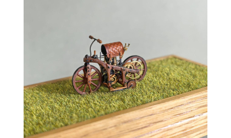 1:43 Daimler Reitwagen 1885 (не EMC Ilario Heco), масштабная модель, Daimler Mercedes, BGArt, 1/43