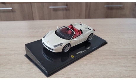 Ferrari 458 Spider 1/43 Hot Wheels Elite, масштабная модель, scale43