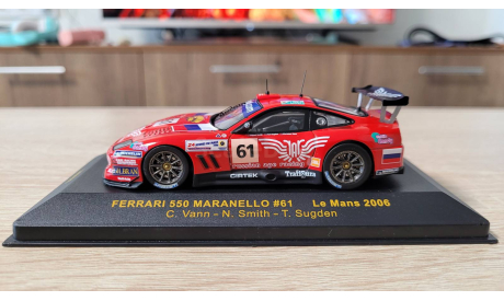 FERRARI 550 MARANELLO 61 RUSSIAN AGE RACING 1/43 IXO, масштабная модель, IXO Le-Mans (серии LM, LMM, LMC, GTM), scale43