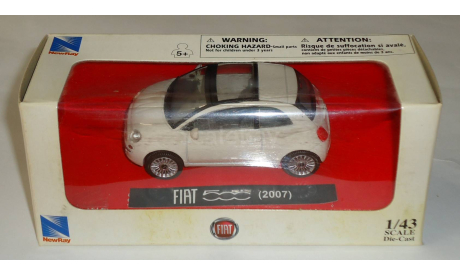 FIAT-500 (2007) от New Ray, масштабная модель, New-Ray Toys, scale43