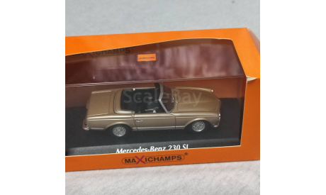 Mercedes-Benz 230 SL, Maxichamps 1:43, масштабная модель, Minichamps, scale43