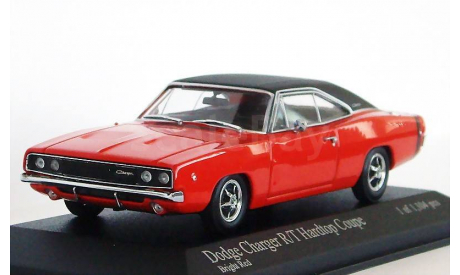 Dodge Charger 1968 Red, масштабная модель, 1:43, 1/43, Minichamps