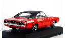 Dodge Charger 1968 Red, масштабная модель, 1:43, 1/43, Minichamps