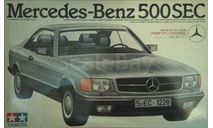 Mercedes-Benz 500 SEC, сборная модель автомобиля, Tamiya, 1:24, 1/24